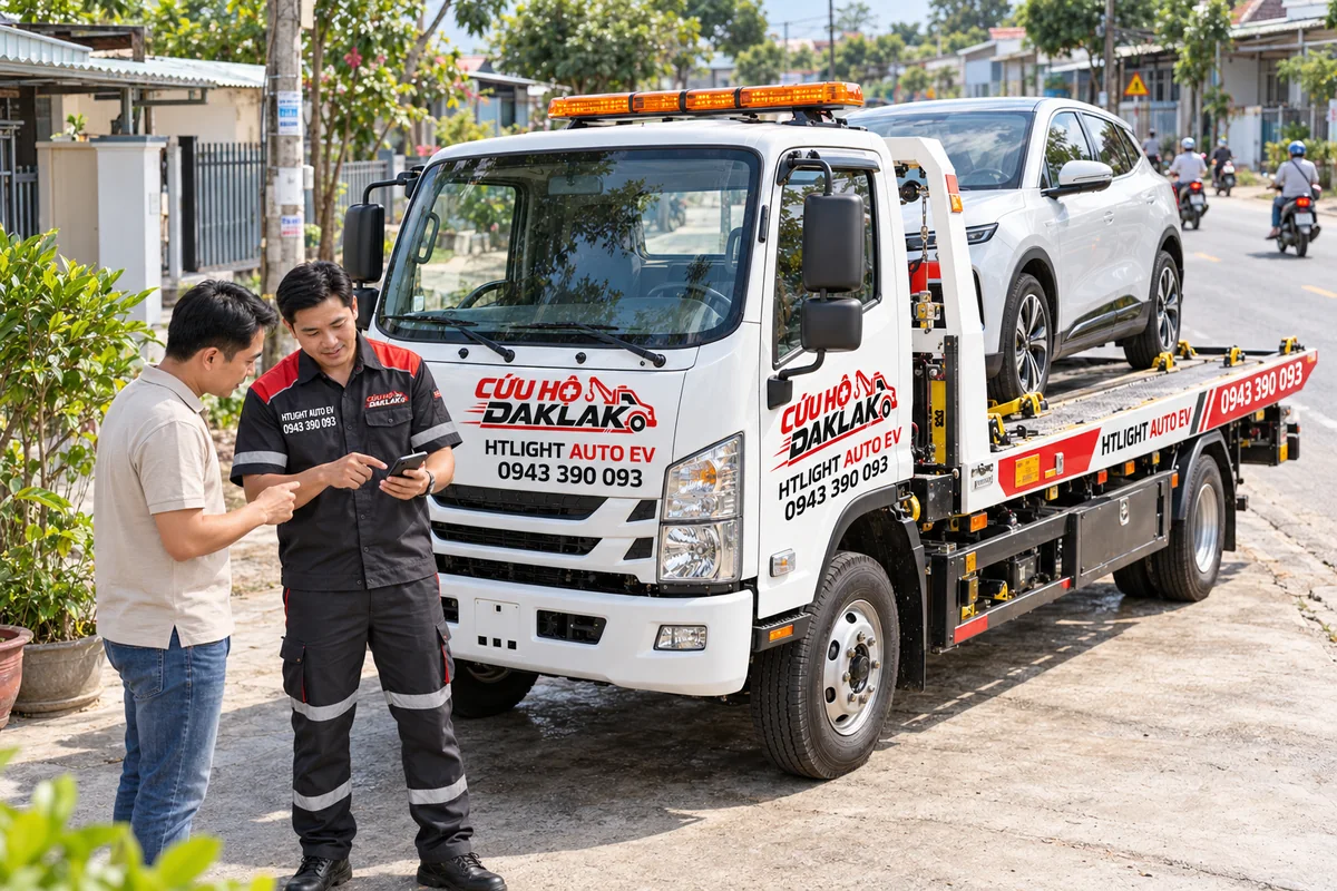Chủ xe xác nhận điểm giao nhận và quãng đường vận chuyển