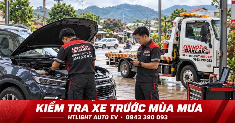 Chuẩn bị xe trước mùa mưa ở Tây Nguyên: checklist 10 điểm – HTLIGHT AUTO EV