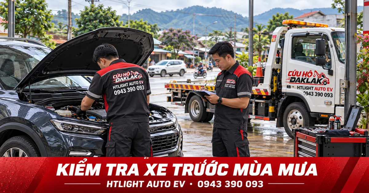 Chuẩn bị xe trước mùa mưa ở Tây Nguyên: checklist 10 điểm – HTLIGHT AUTO EV