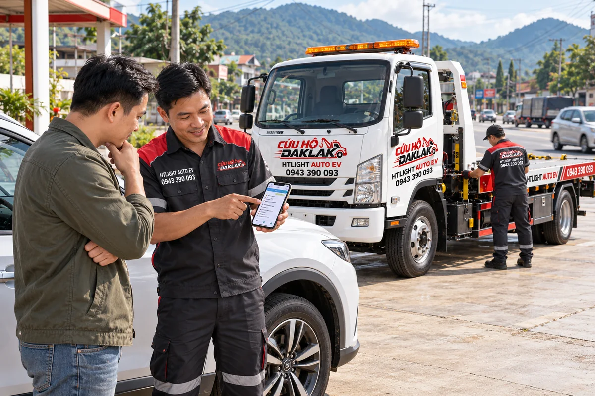Tin nhắn Zalo báo giá chi tiết từng khoản cứu hộ